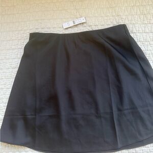J. Crew Classic Black A-Line Skirt